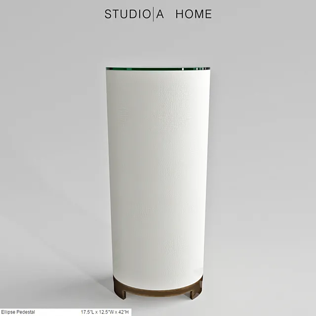 STUDIO IA HOME Ellipse Pedestal 3D Model