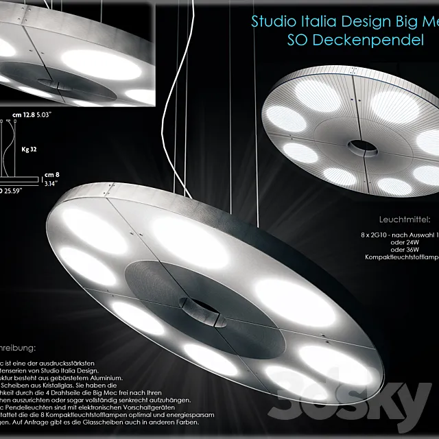 Studio Italia Design Big Mec 3D Model