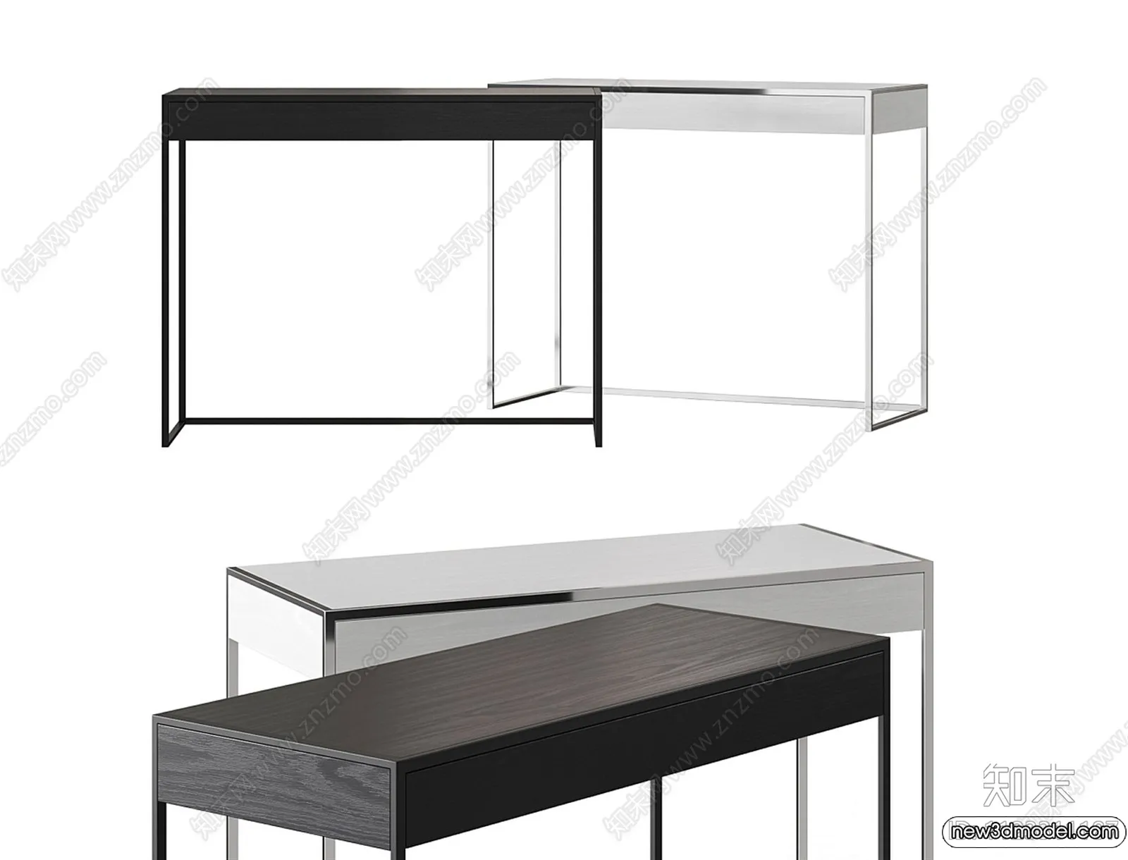 Study and Work Space - 3D Models - 3D Interior Scene - 167