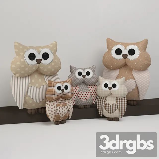 Stuffed Animals Cobi 3D Model Free