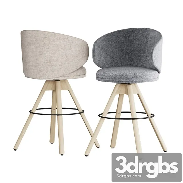 Stul Belle St 4wl By Arrmet Lab 3D Model Free