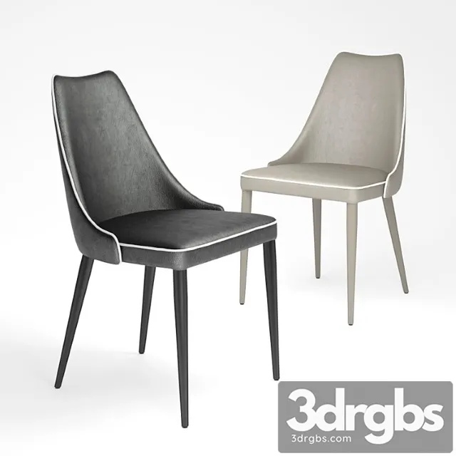 Stul Bontempi Casa Clara Chair 3D Model Free