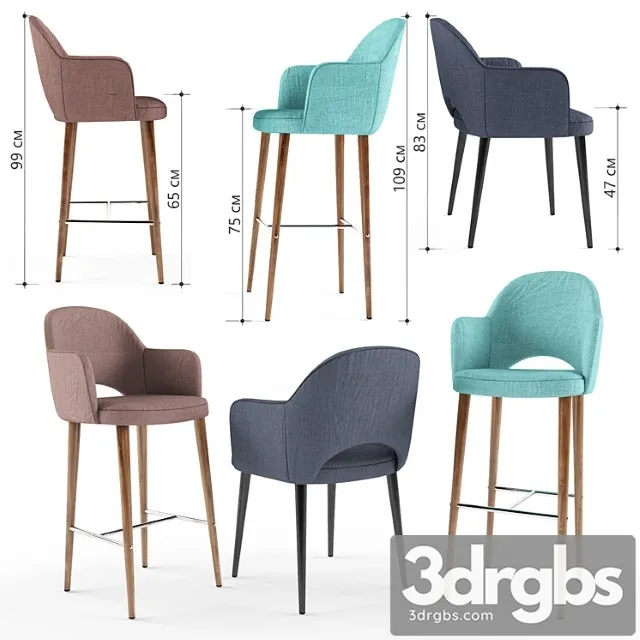 Stul Martin Deephouse 1 3D Model Free