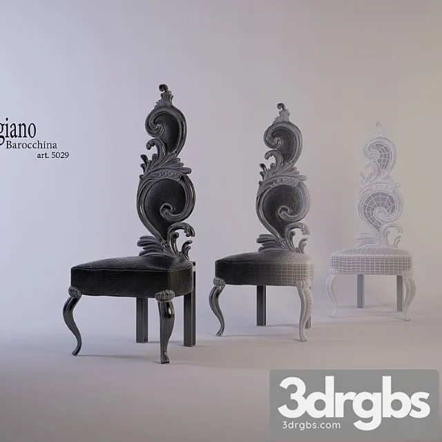 Stul Rugiano Barocchina 3D Model Free