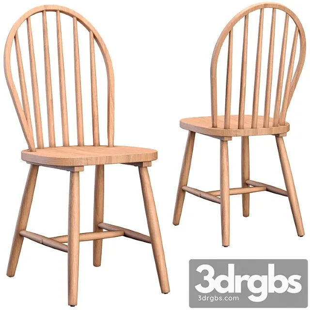Stul Windsor 4 Rastsvetki 3D Model Free