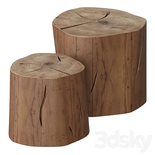 Stump tables 3D Model