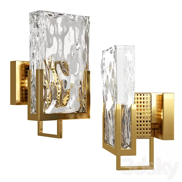 Stunning Luxury 2020 Designer Wall Lamp 3D Model