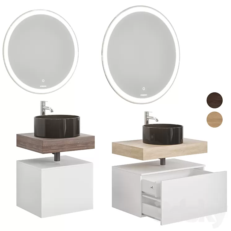 Stworki Olborg 50/60/80 and Malme mirror 3D Model