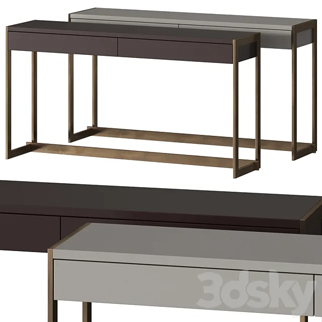 Stylish Club Manhattan Console Tables 3D Model