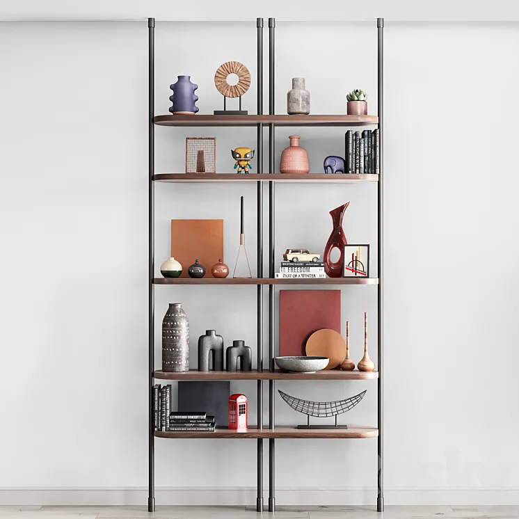 Stylish decor set 3D Model Free