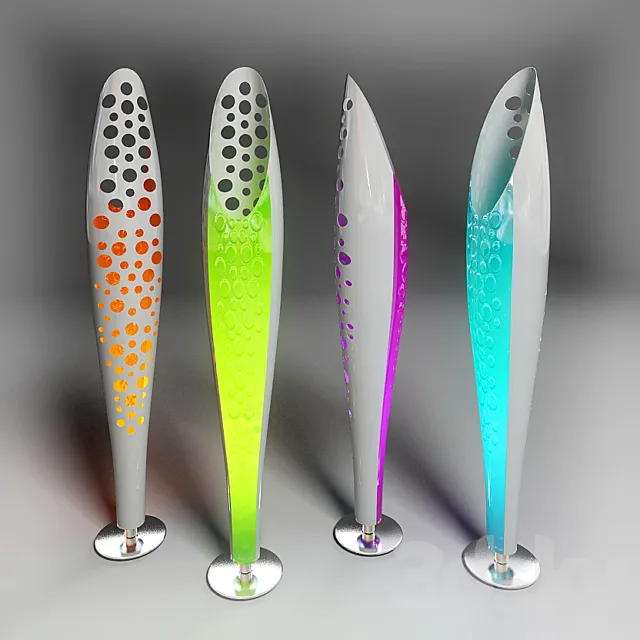 Stylish lamp Octopus 3D Model