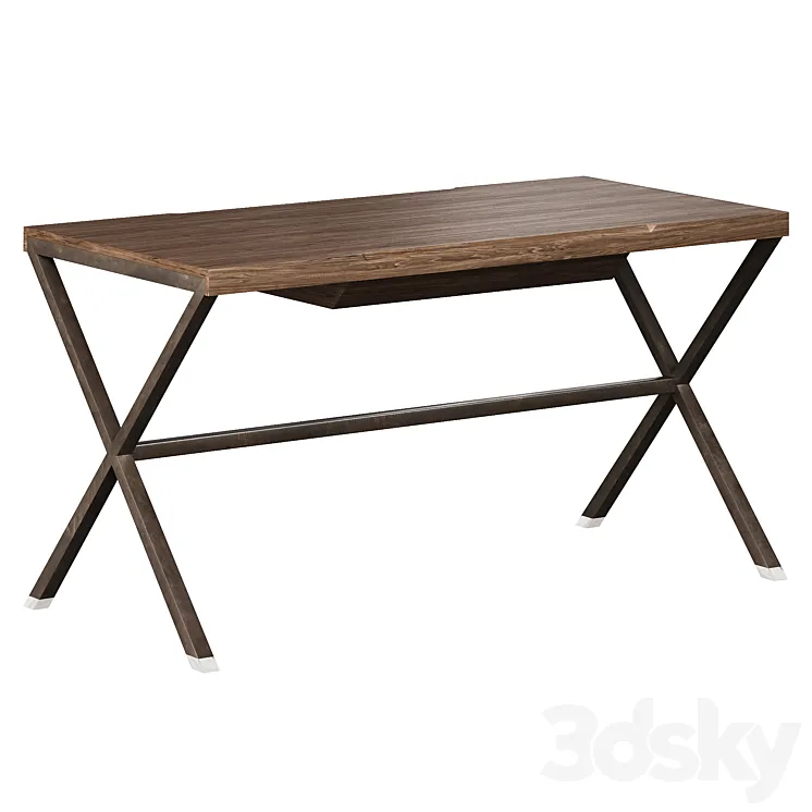 Stylo Wood table by porada 3D Model Free