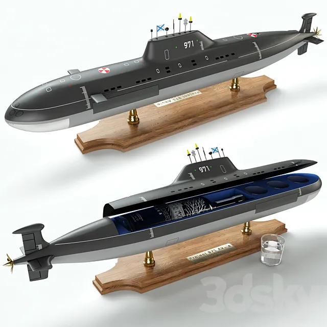 Submarine Bar 3D Model