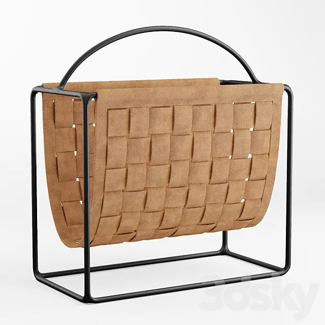 Suede Magazine Holder Free Download