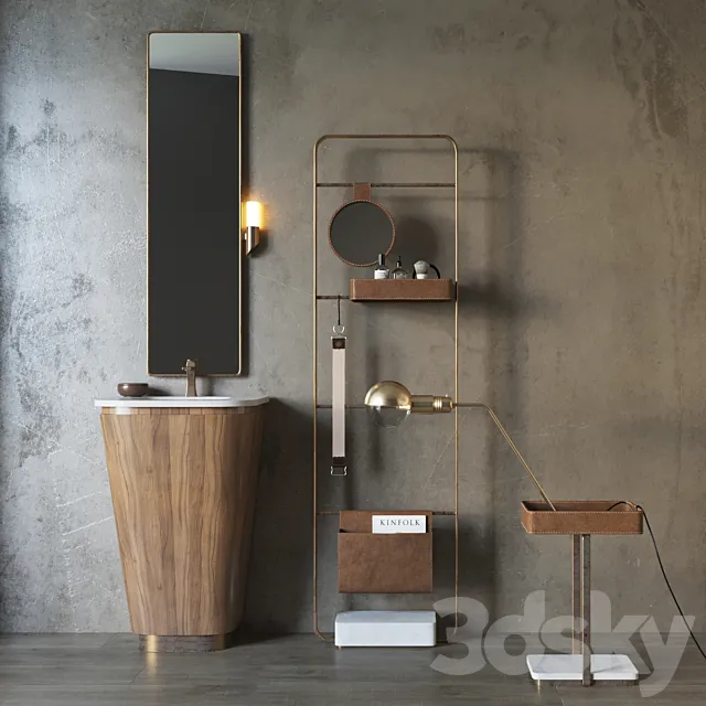 SUEDE | Washbasin unit 3D Model