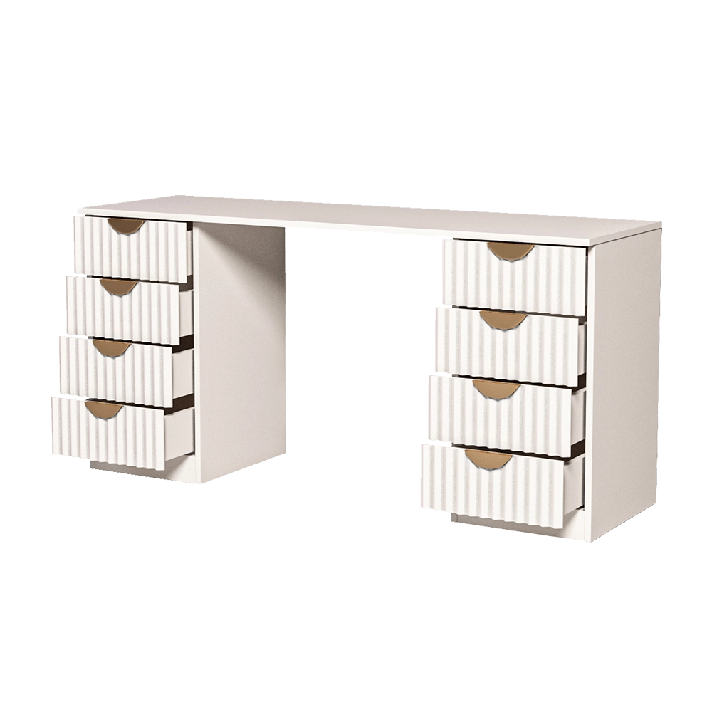 Sufix - Desk (8 drawers)2 3D Model