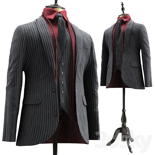 Suit canali 3D Model
