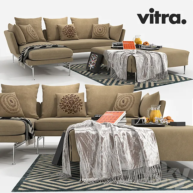 Suita Chaise Longue. Vitra 3DModel