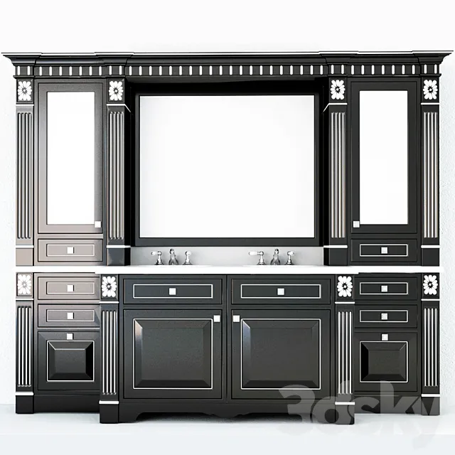 Suite bathroom Onlywood Zar 3D Model