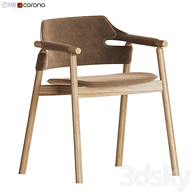 Suite Dining Chair Sanfrandesign 3D Model