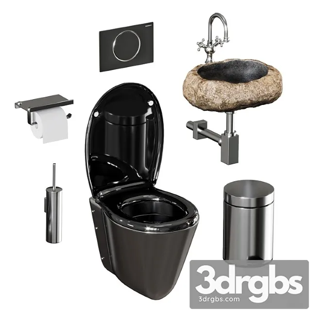 Suite For Bathroom V2 3D Model Free