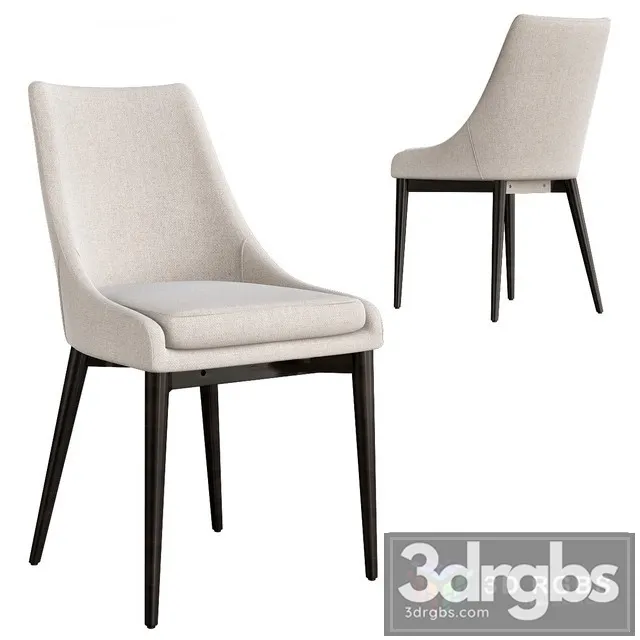 Sullivan Mid Century Dining Chair 3D Model Free