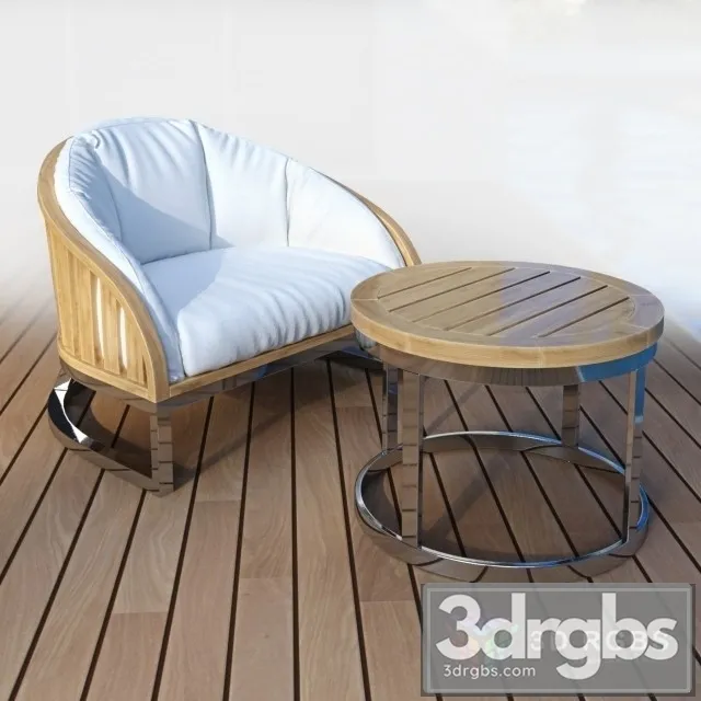 Sumit Furniture Outdoor Armchair 3D Model Free