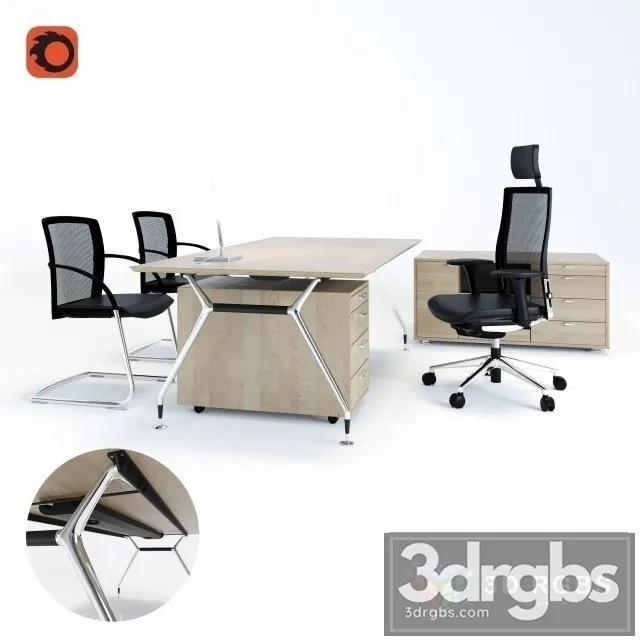 Summa Office Chair 3D Model Free