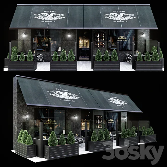 Summer Cafe 3 3DModel