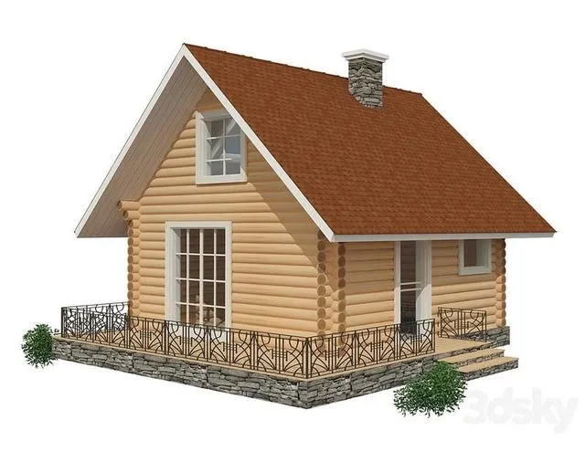 Summer house 3D Model
