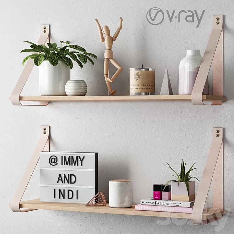 Summertime Decorative Set 02 3D Model