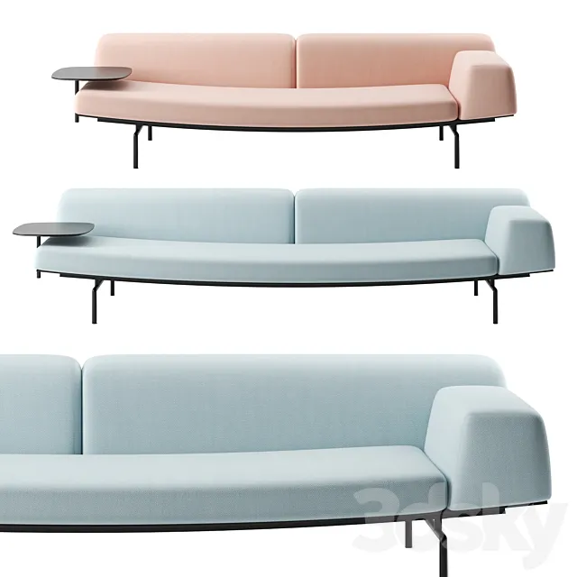 Sumo sofa by Living Divani 3D Model
