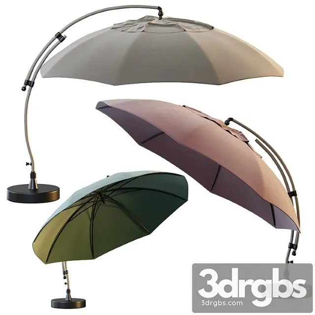 Sun Garden Umbrella 2 3D Model Free