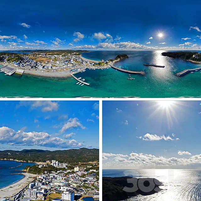 Sun HDRI 3D Model