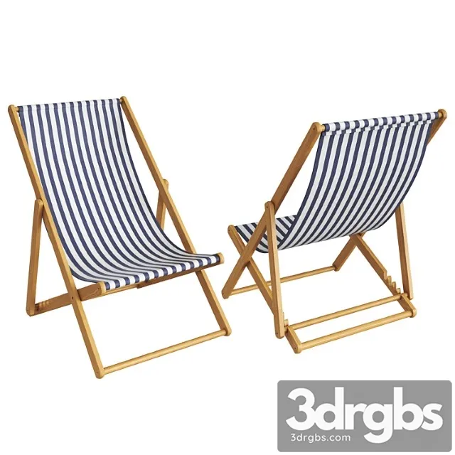 Sun Lounger 3 3D Model Free