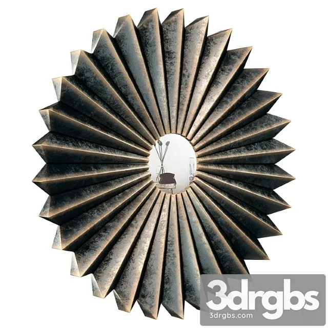 Sun Shaped Mirror Eichholtz Cosmos 112302 3D Model Free