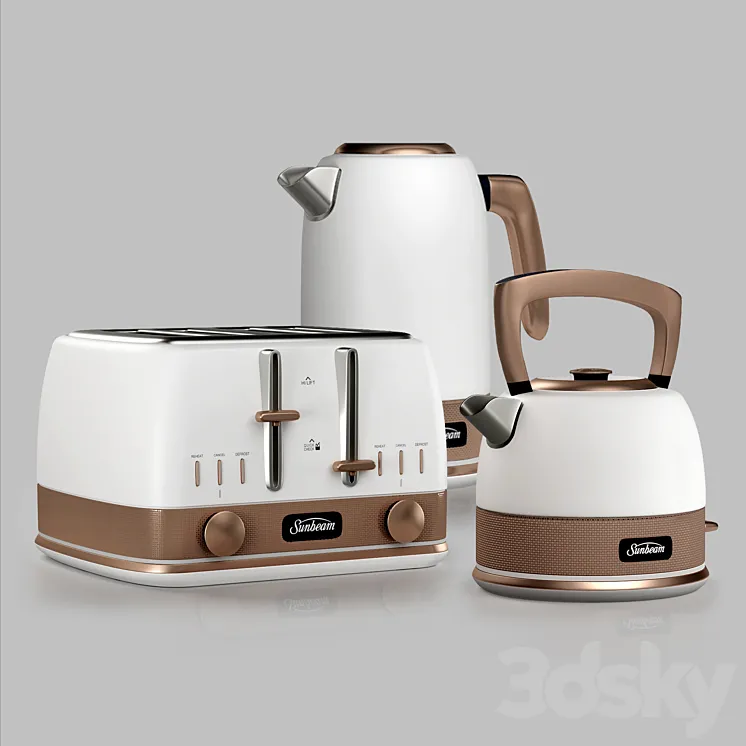 sunbeam classic bronze appliances 3D Model Free