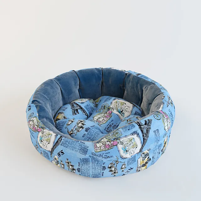 Sunbed for a pet 3D Model