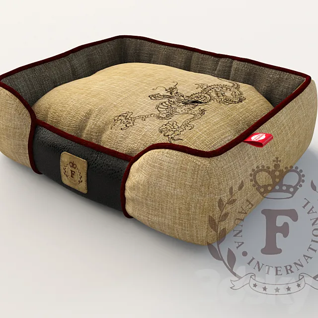 Sunbed for a pet from Fauna International 3DModel