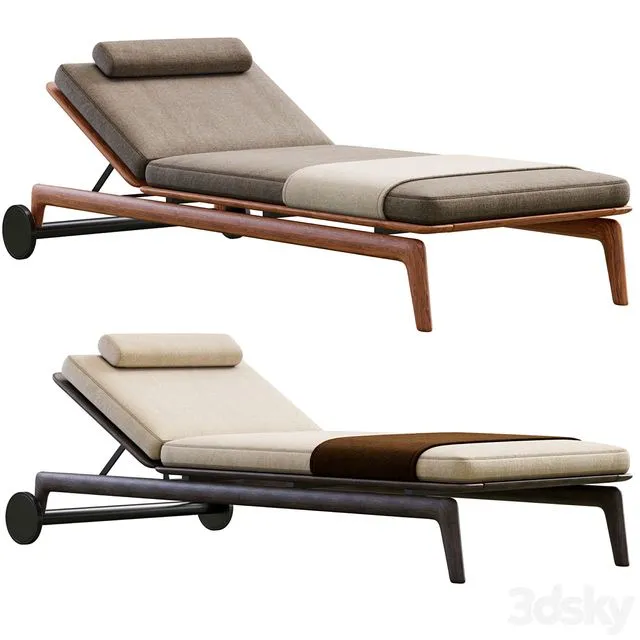 Sunbed Mangolia By Poliform 3D Model