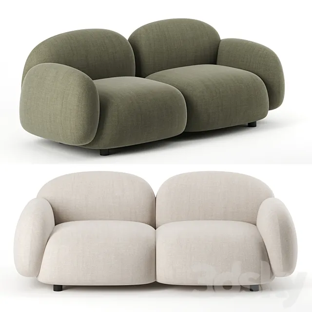 Sundae Lounges sofa by Design by Them 3DModel