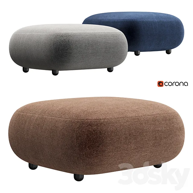 Sundae Ottoman | | Poof 3DModel