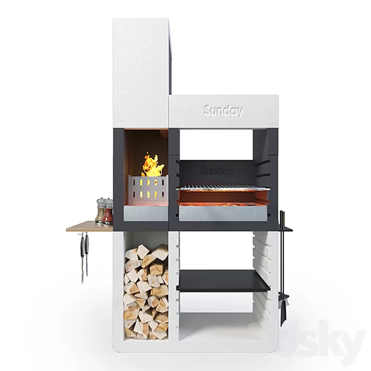 Sunday One Tower 3D Model