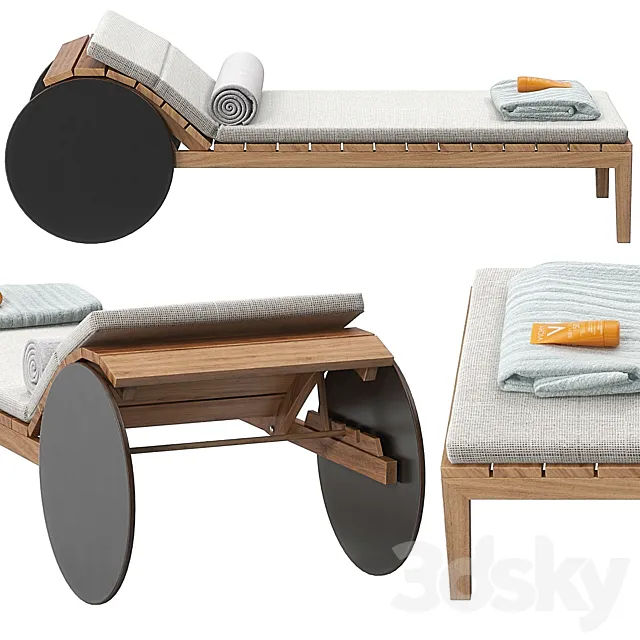 Suno lounger by potocco 3DModel