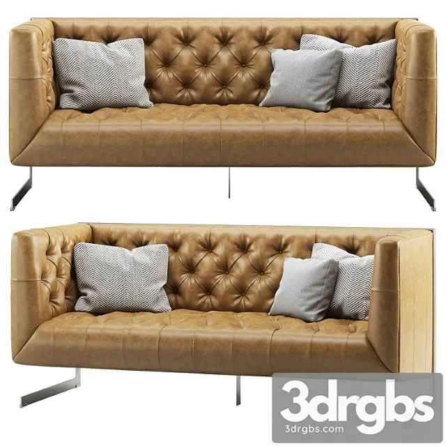 Sunpan viper loveseat 2 3D Model Free