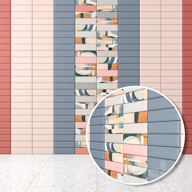 Sunset and Accord verge from Kerama Marazzi | one 3D Model