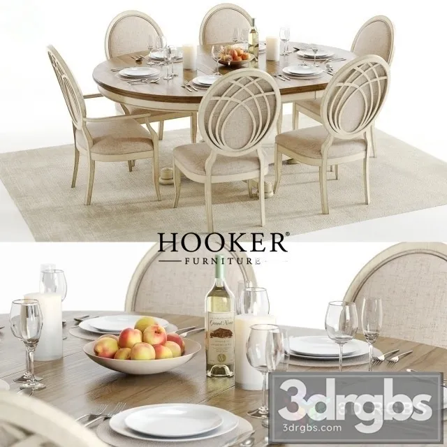 Sunset Point Table and Chair 3D Model Free