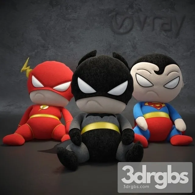 Super Hero Toy 3D Model Free