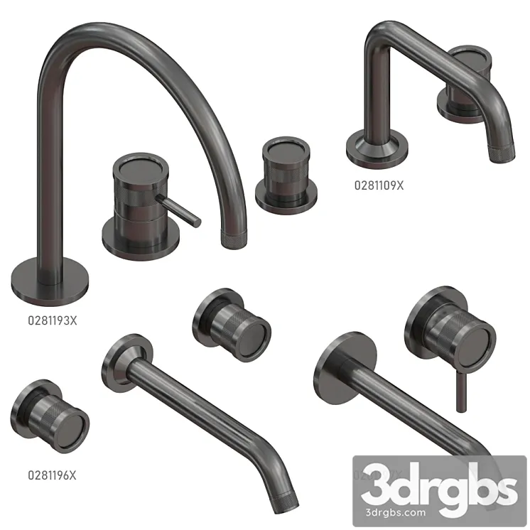 Super Inox Retro Set 4 1 3D Model Free