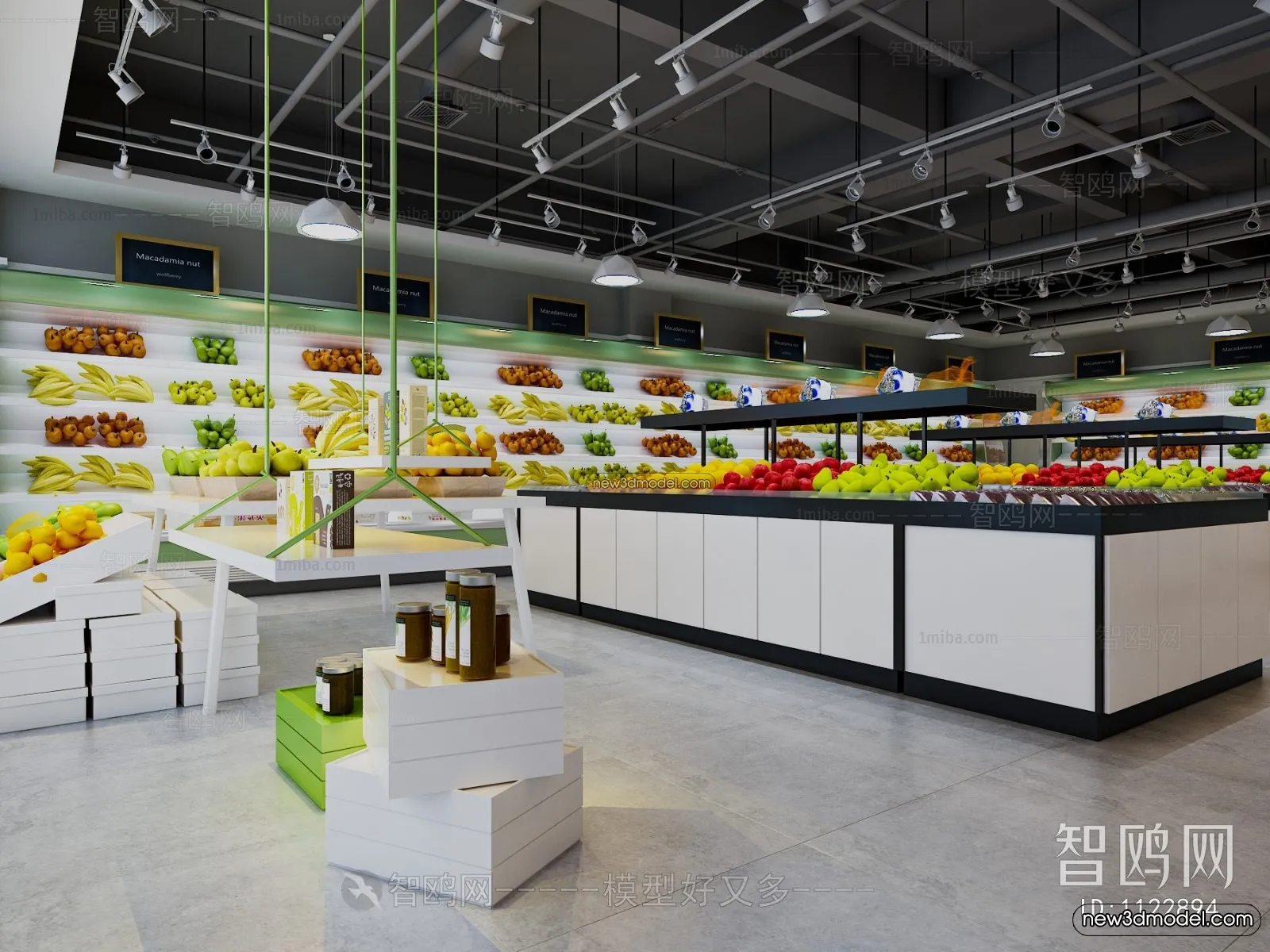 Super Market And Shop - 3D Interior Scene - 3D Models - 017